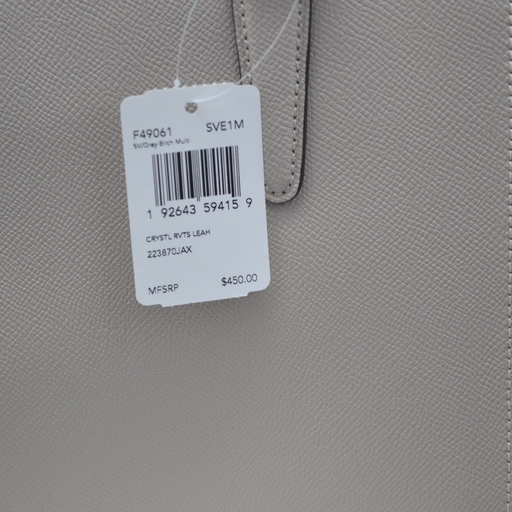 COACH LEAH SATCHEL WITH STARDUST CRYSTAL RIVETS - Picture 8 of 9